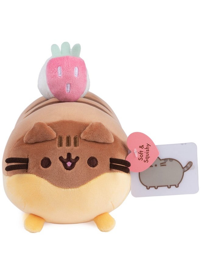 SPIN MASTER - Gund Pusheen Éclair Squisheen Plush Stuffed Animal For Ages 8 And Up Brown Yellow 11” - Image 1