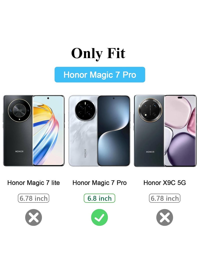 Case for Honor Magic7 Pro Clear Cover Shockproof flexible TPU Bumper Cover Transparent Anti scratch TPU Full Camera Protection designed for Honor Magic 7 Pro - Image 2