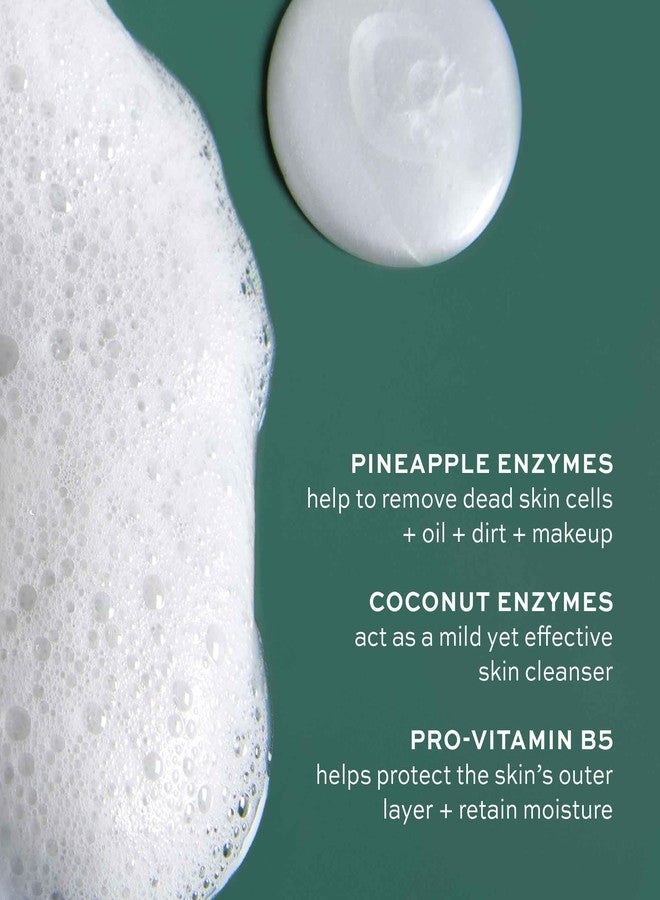 ITK Skincare 2-in-1 Milk-To-Foam Gentle Cleanser - Effective Face Wash + Makeup Remover with Vitamin B5, Pineapple + Coconut Enzymes for Radiant Skin - Cleanse, Remove Excess Makeup + Moisturize Skin - Image 3