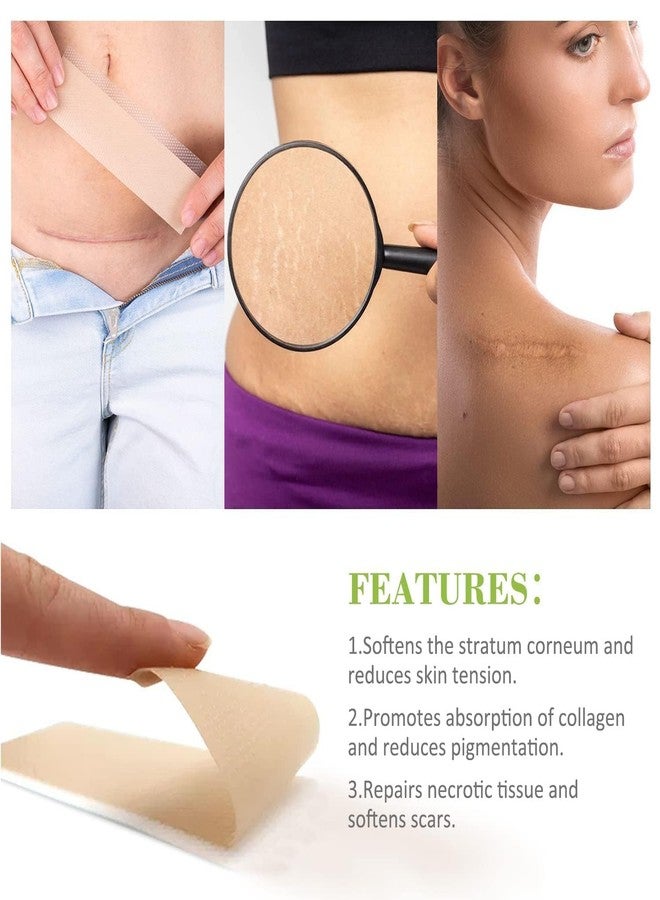 Jaimin Creation Scar Removal Silicon Tape Scar Removal Sheet Strips for C-Section, Acne Scars, Tummy Tuck, Keloid and Surgical Scars, Reusable Medical Grade Silicone Scar Tape, Get Scars Away Painless Reusable - Image 3