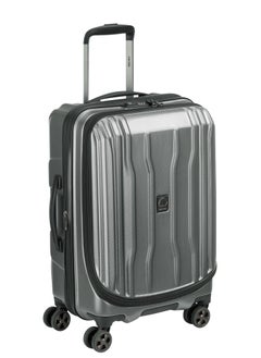 DELSEY Paris Cruise 58cm Hardcase 4 Double Wheel cabin Luggage Trolley Platinum  - Image 2