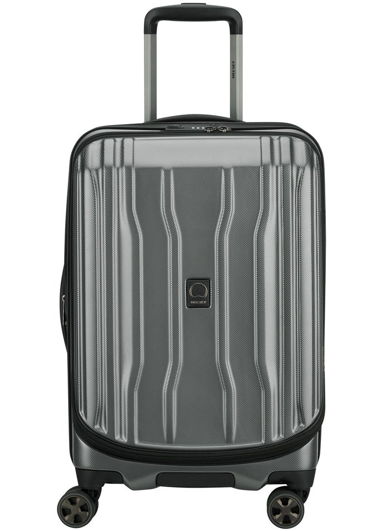DELSEY Paris Cruise 58 Cm Hardcase 4 Double Wheel Cabin Luggage Trolley - Platinum - Image 1
