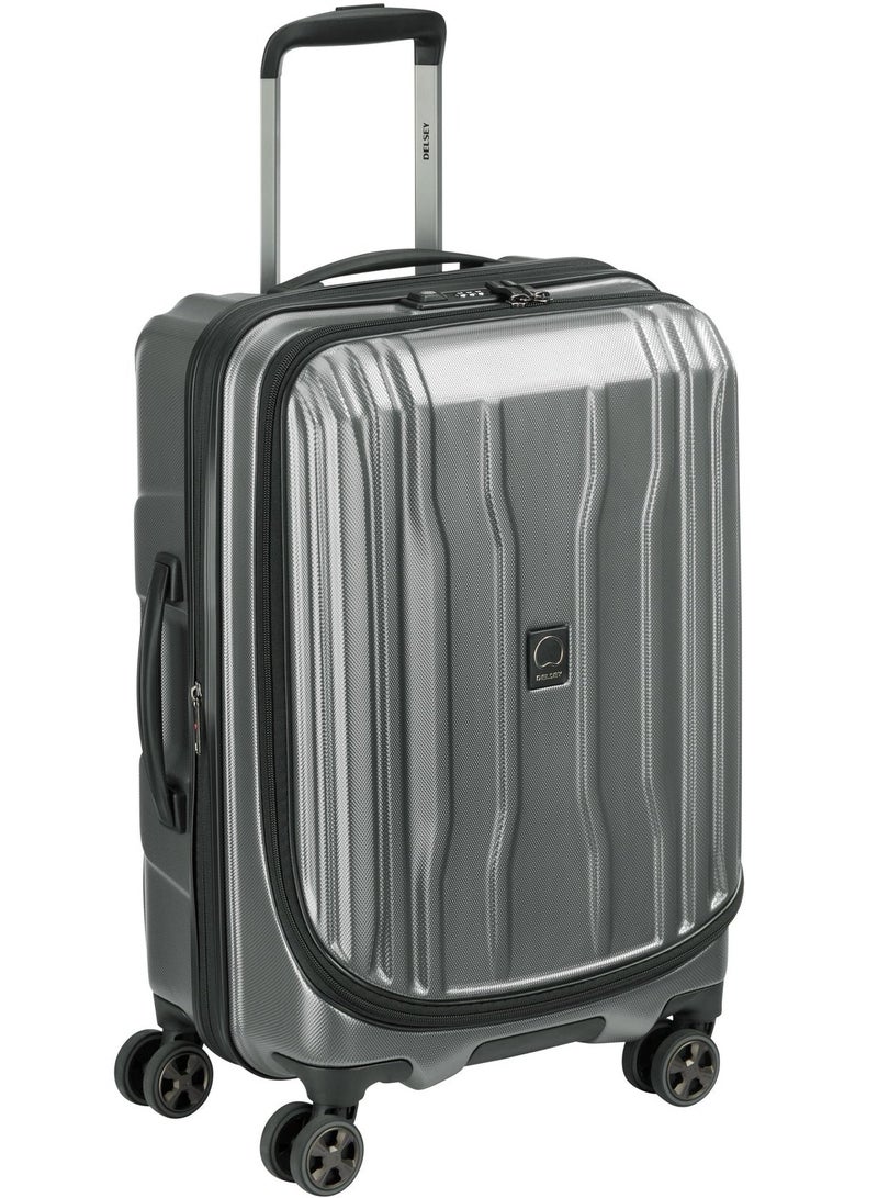 DELSEY Paris Cruise 58 Cm Hardcase 4 Double Wheel Cabin Luggage Trolley - Platinum - Image 2