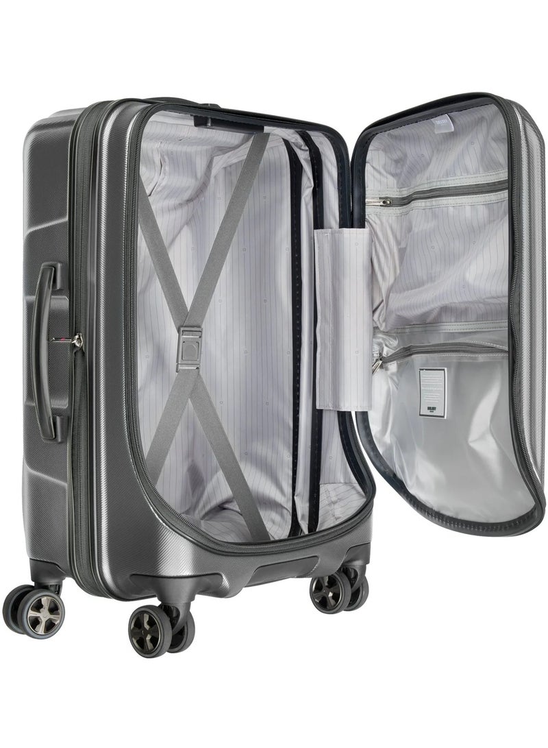 DELSEY Paris Cruise 58 Cm Hardcase 4 Double Wheel Cabin Luggage Trolley - Platinum - Image 4