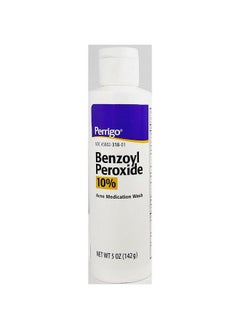 PERRIGO 10 Benzoyl Peroxide Acne Medication Face Wash Quantity 1, 5 Ounce 