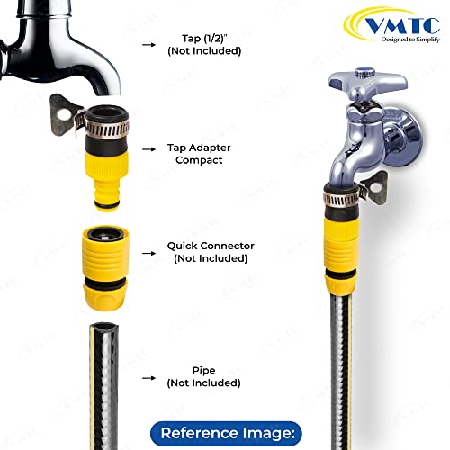 VMTC Tap Connector Pair for 1/2" Round Taps: Secure Connection, High-Pressure Resistant, Compatible with 1/2-inch Pipes - Image 5