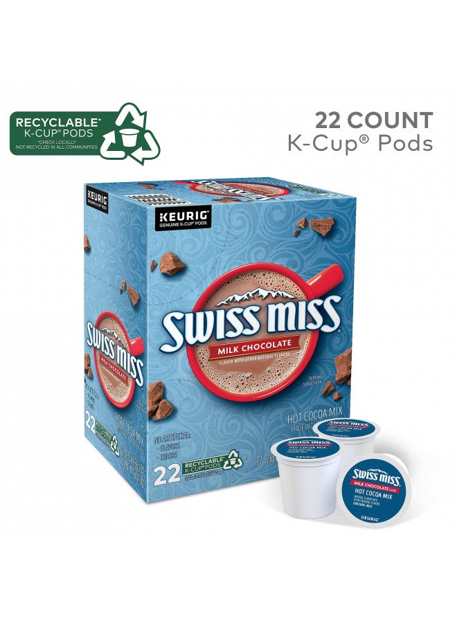 Swiss Miss Milk Chocolate Hot Cocoa, Keurig K-Cup Pods, 22/Box (1252) - Image 3