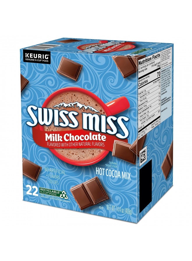 Swiss Miss Milk Chocolate Hot Cocoa, Keurig K-Cup Pods, 22/Box (1252) - Image 4