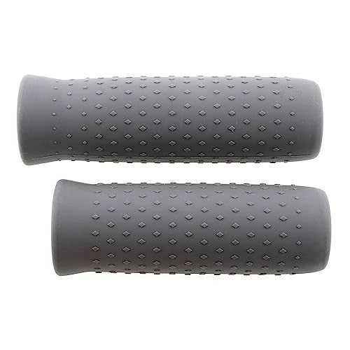 LUORNG Handlebar Grip 1 Pair Silicone Handle Bar Grip Replacement Handle Grips Accessories for Ninebot MAX G30 Electric Scooter, Gray - Image 1