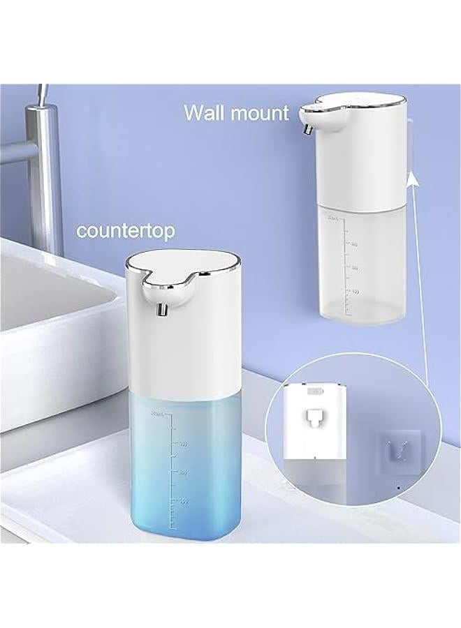 HOOKOR Automatic Soap Dispenser Touchless Bathroom Kitchen Dish Scrub Liquid Body Shampoo Shower Gel Hand Sanitizer Wall Mount Hand Free Rechargeable Auto Soap Dispenser Household  - Image 5