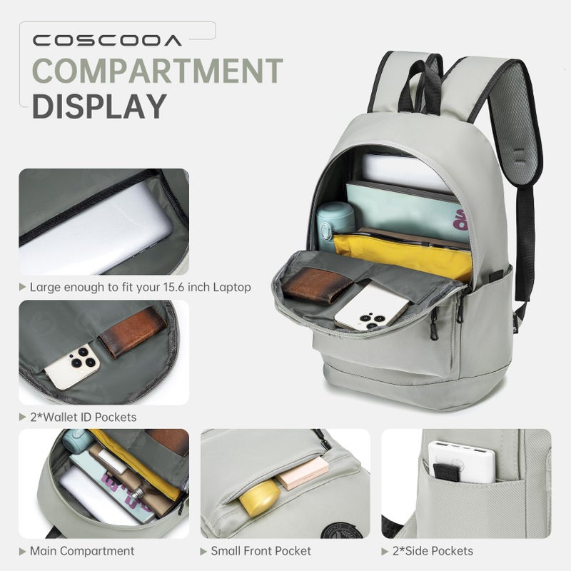 COSCOOA 40x30x15cm Travel Ryanair Backpack,Carry on Travel Duffel Bag,Flight Approved Underseat Personal Item Bag,Cabin Size Lightweight Travel Luggage Bag,Mochila de Viaje - Image 3