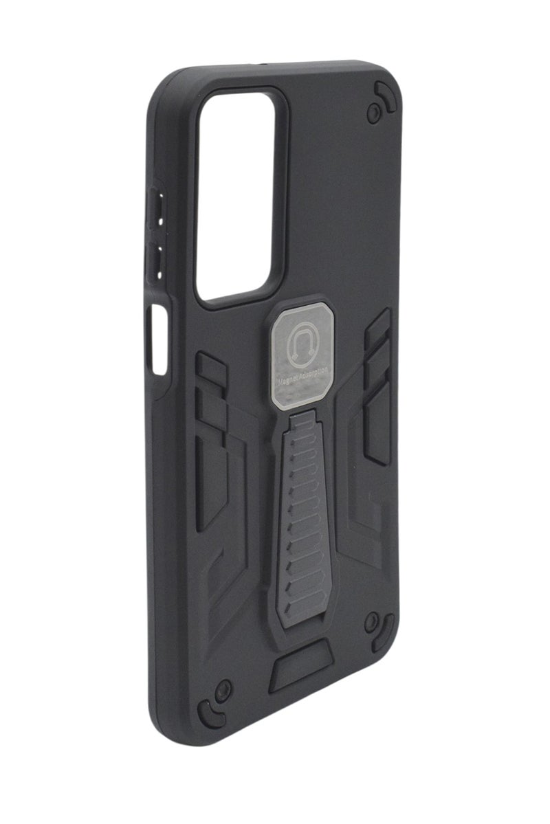 CFS Hard Silicone Shockproof Back Cover Case with Kickstand For Samsung Galaxy A16 - Black - Image 3
