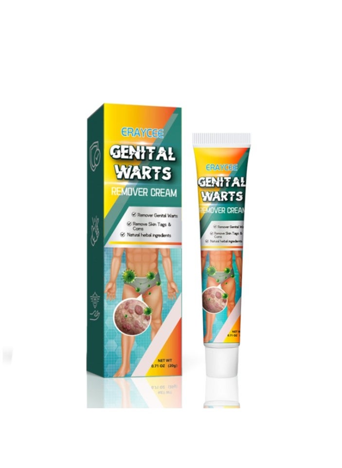 ERAYCEE Wart Removal Cream, A Gentle Safe Portable Wart Removal Cream with Natural Extracts for All Skin Types，Universal for Both Men and Women Wart Removal .Protecting Health and Beauty 20g  - Image 5