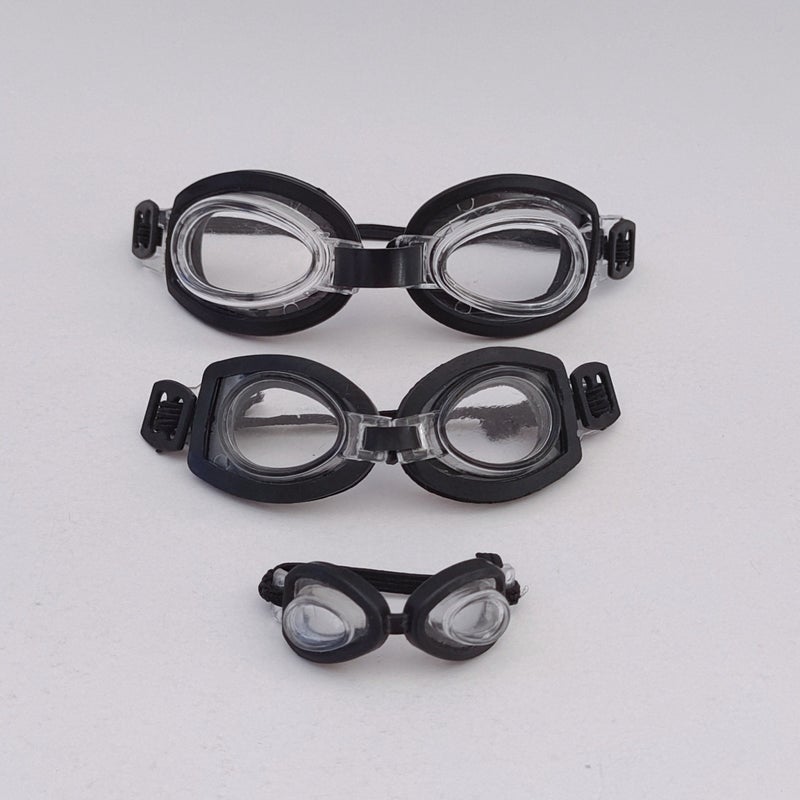 14cm Embroidered Small Sweater Fabric Labubu Clothes Glasses Accessories Collection Doll Accessories Elderly Suitable Goggles 
