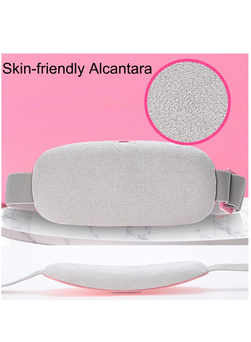 Arabest وسادة تدفئة لاسلكية محمولة، وسادة تدفئة للحيض، لفافة تدفئة سريعة، وسادة تدفئة لتخفيف آلام الظهر أو البطن للنساء والفتيات (وردي) - Image 5