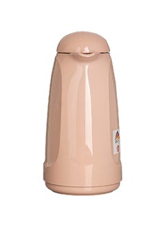Valk Double Wall Glass Anti-Leakage Wide Mouth Vacuum Flask with Push Cover Light Pink 1 L 04-505  - Image 3