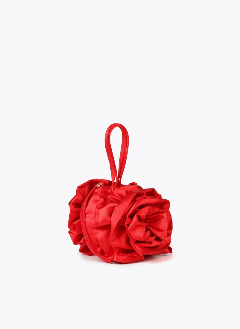 لولا كساديمونت حقيبة ساتان بالزهور