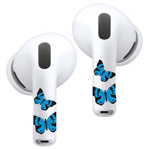 RockMax for AirPods 4 Skin, Cute Decal Sticker for Air Pods 4th Gen, Compatible with Butterfly AirPod Case 2024, Durable Tattoo Wrap, Easy to Identify, Also Fits AirPods Pro 1/2/3, AirPods 1/2/3 - Image 1