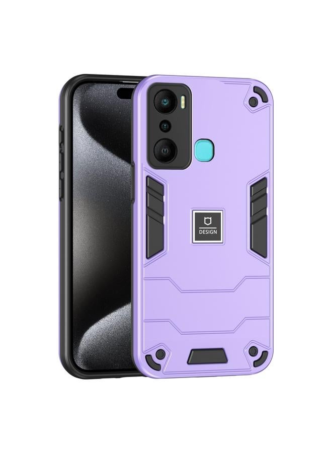 Green Tiger Case For Infinix Hot 20i 2 in 1 Shockproof Phone Case - Image 1