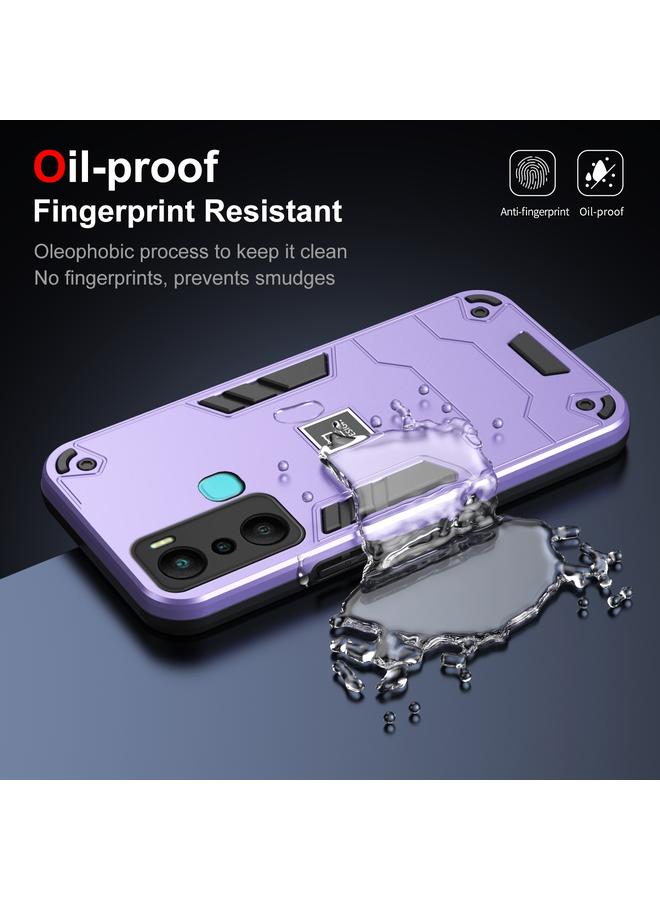 Green Tiger Case For Infinix Hot 20i 2 in 1 Shockproof Phone Case - Image 4