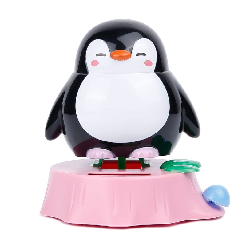 YGMONER Solar Dancing Animal Car Dashboard Decorations Shaking Body (Penguin) - Image 1
