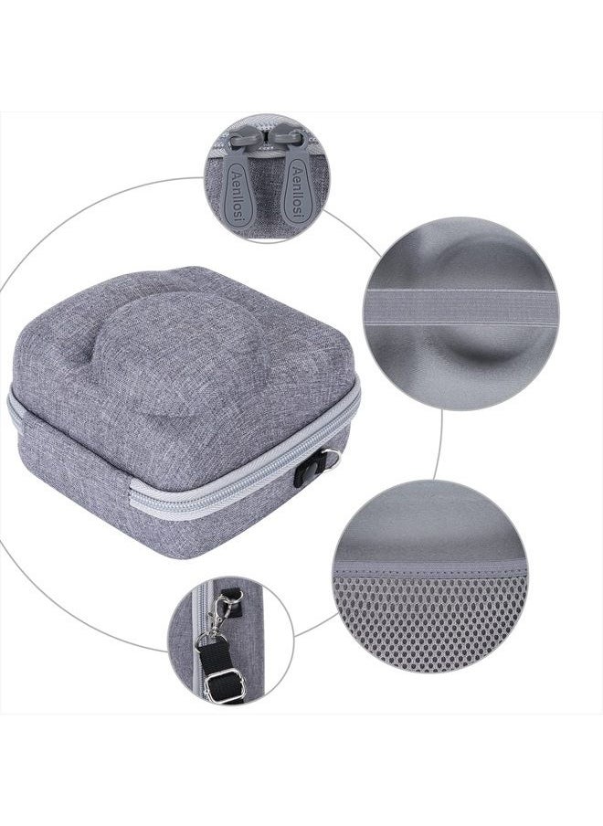 Aenllosi Hard Carrying Case Replacement for Fujifilm Instax Mini 12/11 Instant Camera,Protective Case Compatible with Instax Camera Mini 12/11(Clay White)  - Image 2
