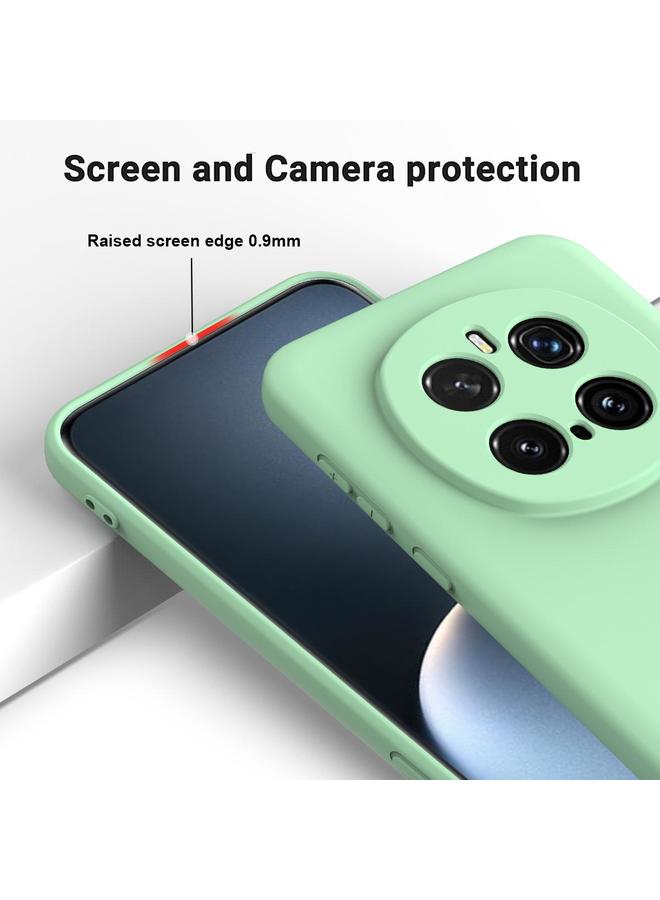 S-TOP Case For Honor Magic7 Pro Pure Color Liquid Silicone Shockproof Phone Case - Image 4