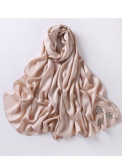 Pearl Chiffon Unique Craft Muslim Scarf