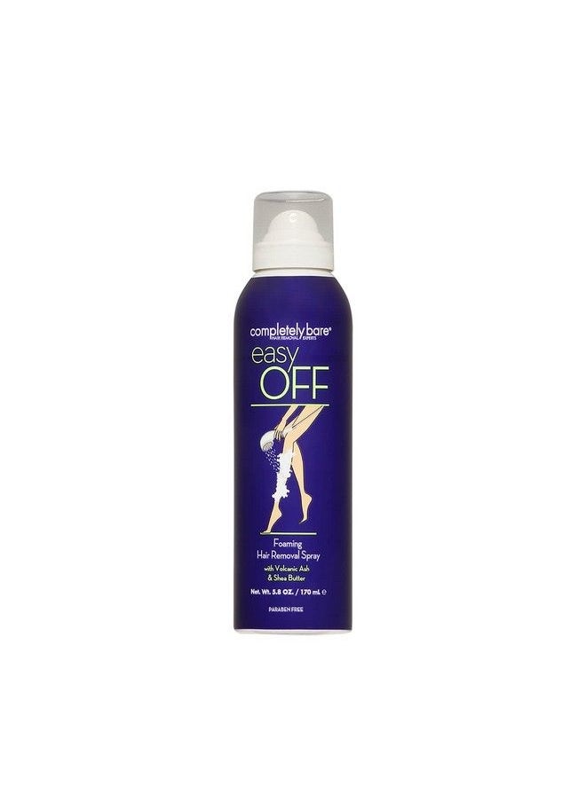 Completely Bare - Easy Off Foaming Hair Removal Spray Moisturizing Shea Butter & Aloe Vera - Image 1