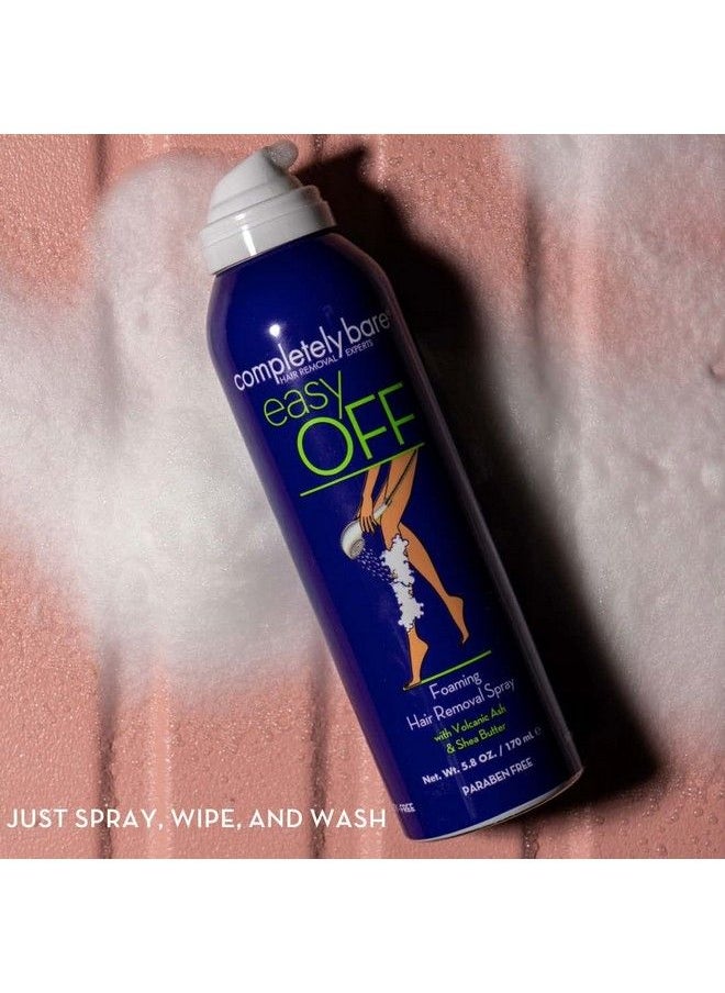 Completely Bare - Easy Off Foaming Hair Removal Spray Moisturizing Shea Butter & Aloe Vera - Image 1
