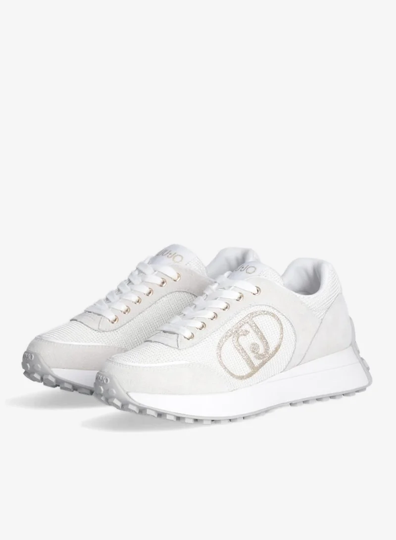 ليو جو سنيكرز من الشامواه مع شبك لامع