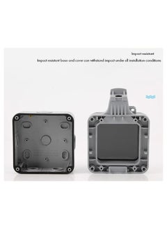 XLT Weatherproof IP66 Outdoor Switch Sockets Cover, Single Gang.  - Image 4
