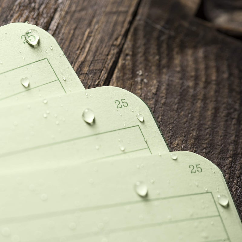 Rite in the Rain Weatherproof Mini-Stapled Notebook, 3 1/4" x 4 5/8", Green Cover, Universal Pattern, 3 Pack (No. 971FX-M), 4.625 x 3.5 x 0.125 - Image 5
