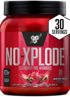 BSN BSN N.O.-XPLODE Pre Workout Powder, Energy Supplement for Men and Women with Creatine and Beta-Alanine - Blue Watermelon , 30 Servings  - Image 1