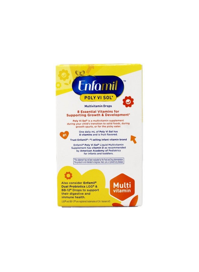 Enfamil Prenatals & Baby Vitamins Poly-Vi-Sol with Iron Multivitamin Supplement Drops for Infants and Toddlers, Fruit, 50 ml - Image 3