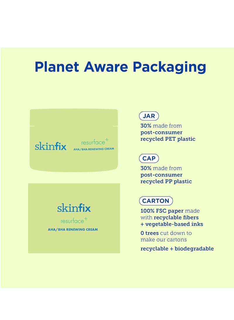 Skinfix Skinfix Resurface+ AHA/BHA Renewing Cream: Exfoliating Body Cream That Visibly Smooths Rough, Bumpy & Crepey Skin While Moisturizing With Shea Butter, Jojoba Oil & Glycerin, 10 Fl Oz  - Image 3