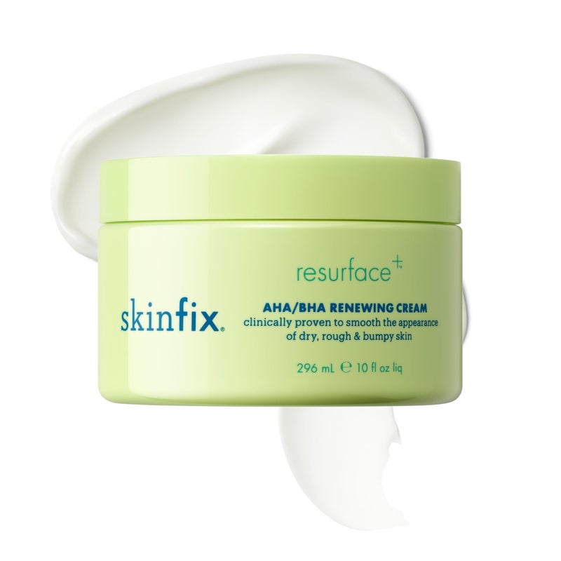 Skinfix AHA/BHA Renewing Body Cream - 10 oz - Skin-Softening Moisturizer with Gentle Exfoliation - Boosts Glow & Radiance - Vegan, Cruelty Free - Image 1