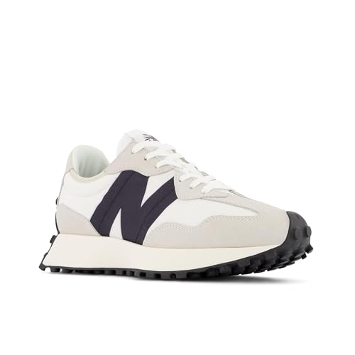 New Balance Women's 327 V1 Sneaker, Sea Salt/White, 5 - Image 1