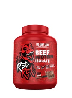 BIG RAMY LABS Red Rex Beef Protein Isolate, Chocolate, 4 LB 