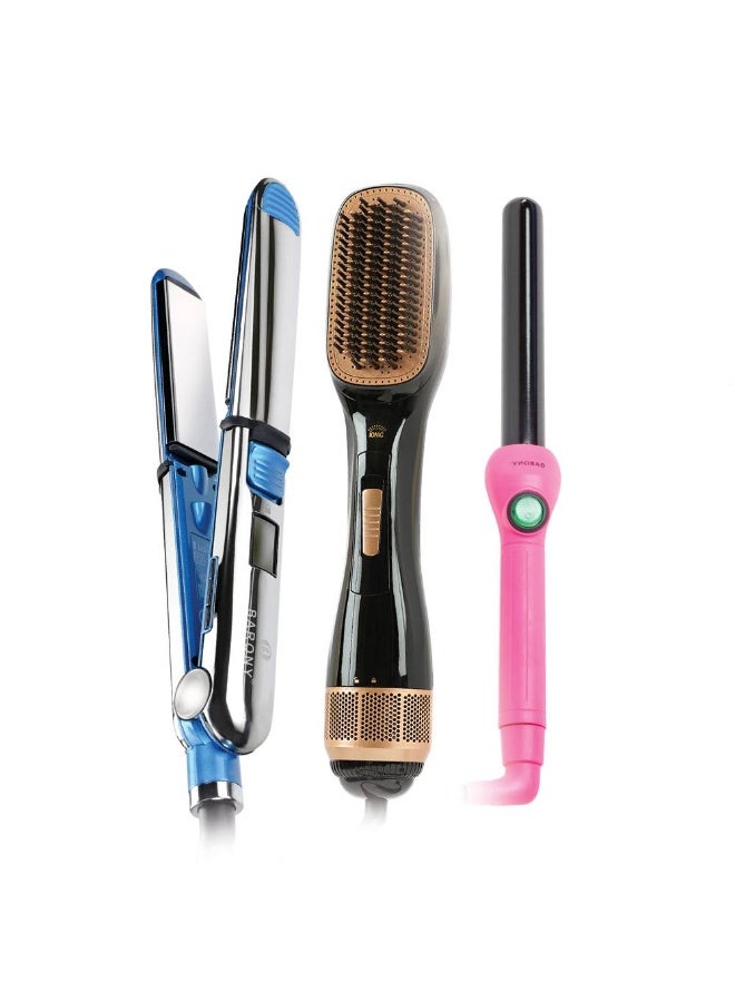 Barony Triple Set – 3 Professional Hair Tools - Image 1