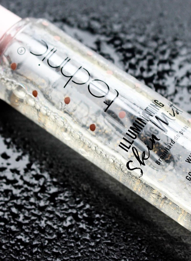 Technic بخاخ تثبيت البشرة المتلألئة برقائق الذهب - Image 3