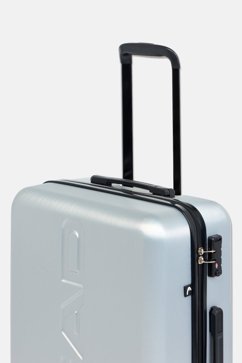 HEAD 20 Inch Brand Logo Cabin Spinner Luggage, Silver - Image 5