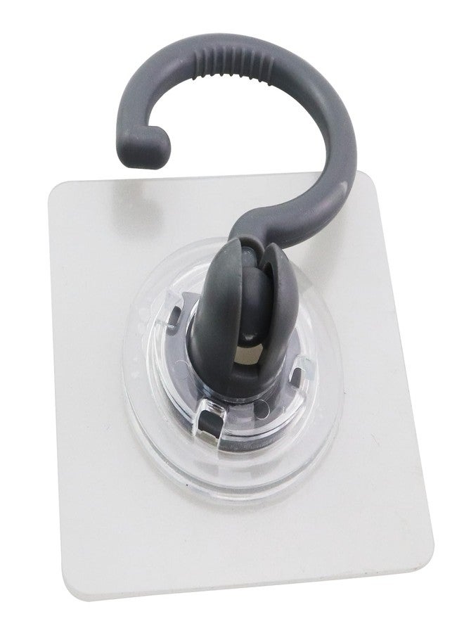 MDXing 4PCS Plastic 360 Degree Rotating Adhesive Ceiling No Trace Hanger Connecting Shaft - Image 4