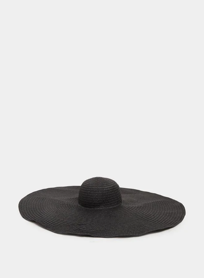 Wide Brim Straw Sun Hat