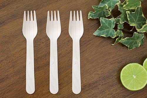 Amit Marketing100 Pic Woodn Fork 100pcs - Image 2