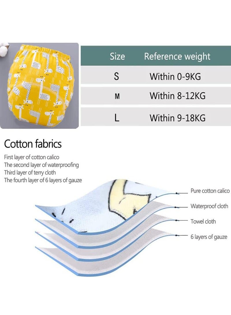 بيوينتي 5 قطع من سراويل تدريب الأطفال على استخدام المرحاض، ملابس داخلية للتدريب على استخدام المرحاض قابلة للتنفس - Image 2