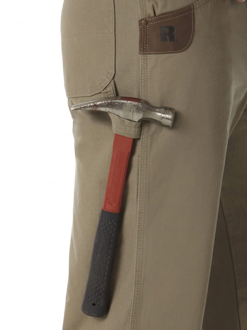 Wrangler Riggs Workwear mens Ripstop Carpenter jeans, Bark, 34W x 34L US - Image 2