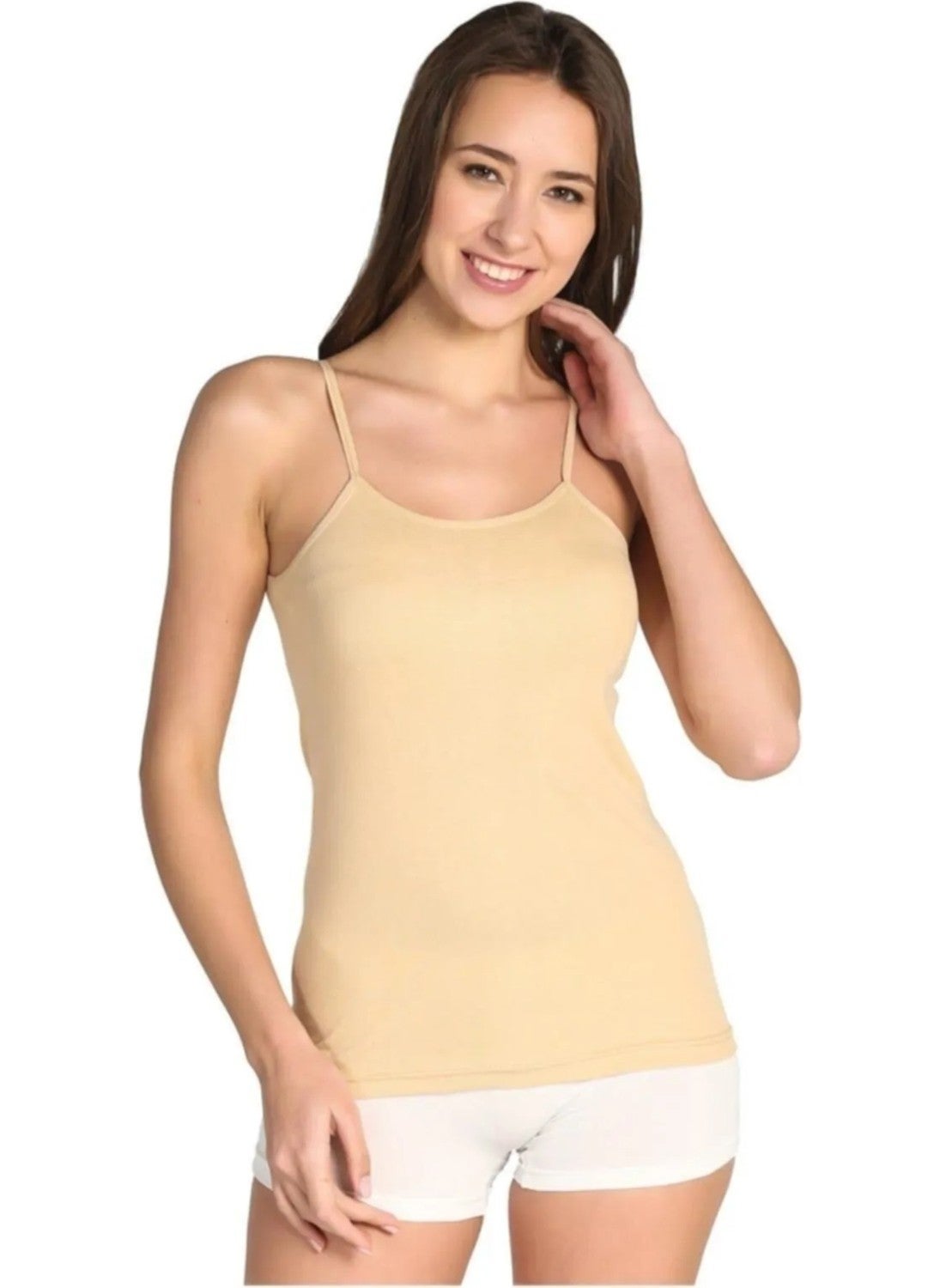 Tutku - Passion Women's Ribbon Strapped Colorful Undershirt 0135 - 6 Pieces - Image 1