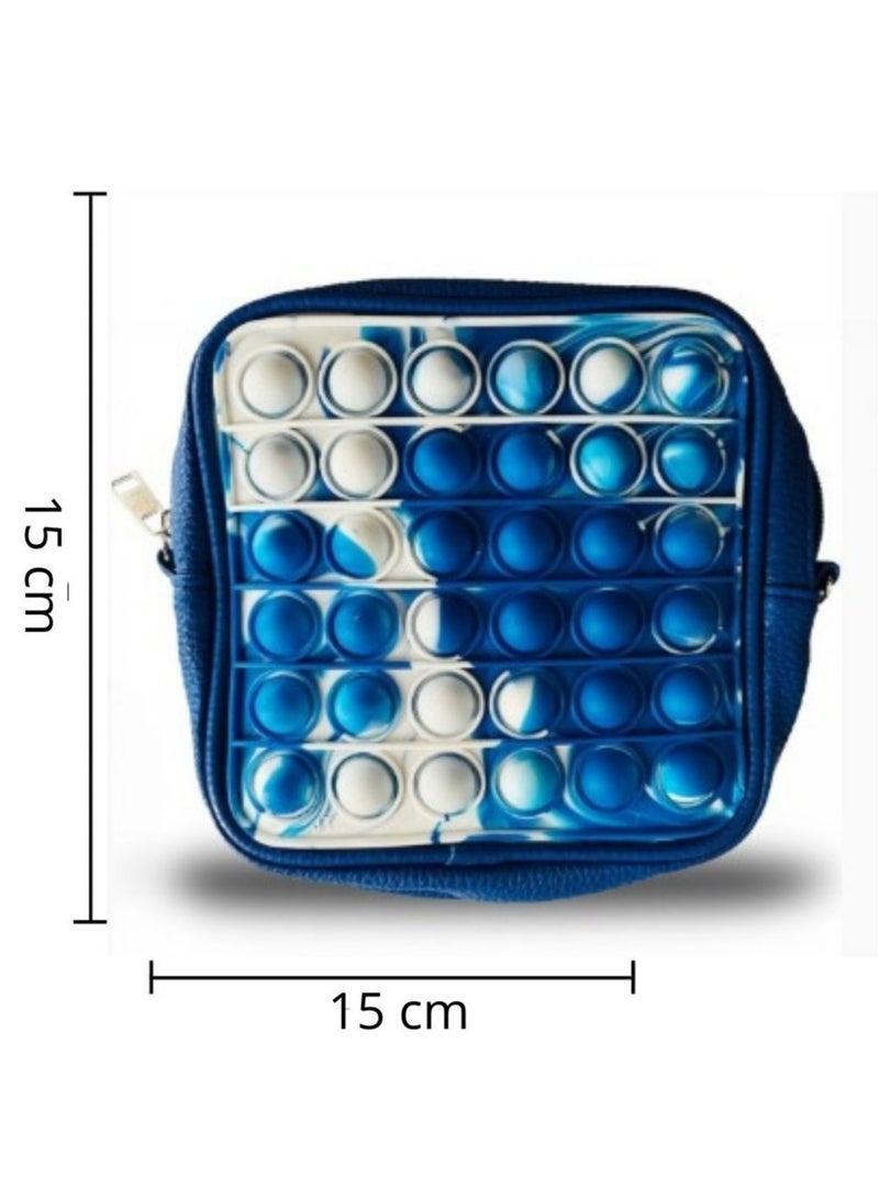 Prime by javaudan Pop It Wallet Cute Kawaii Fidget Sensory Educational Relieve Anti Stress Adult Kid Holiday Silicone Toy Gift Crossbody Toy Bag For Kids - Image 3