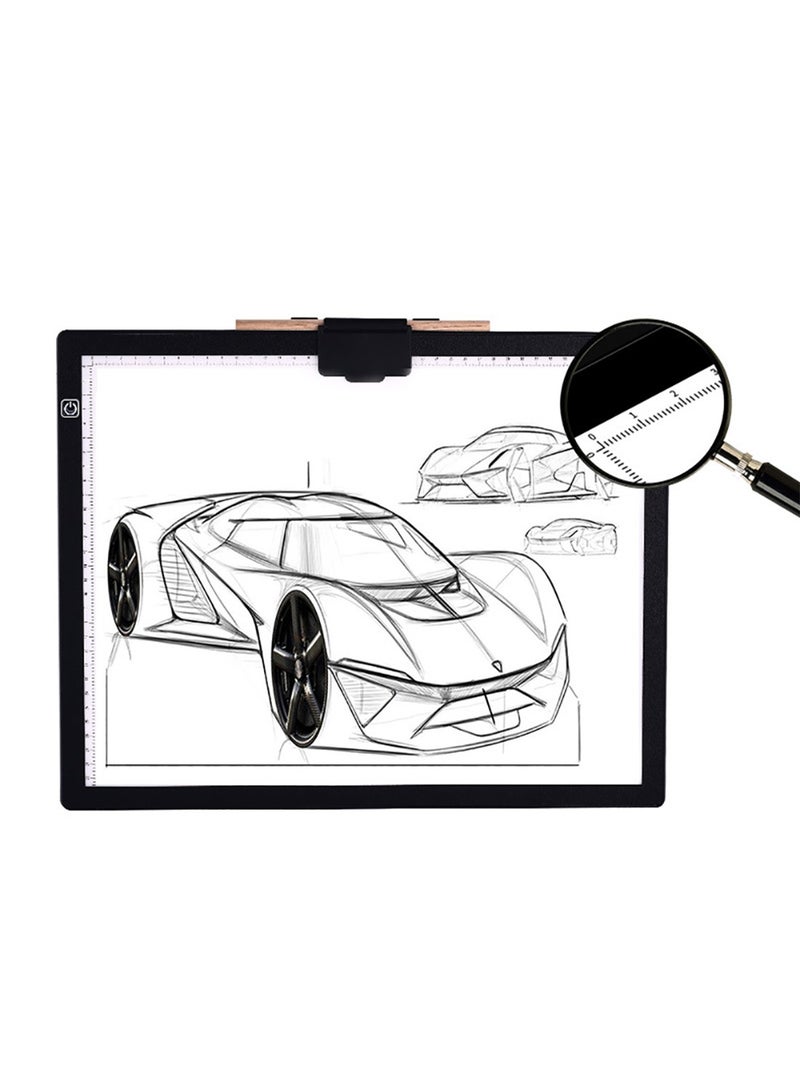 A3 LED Copy Board Light Tracing Box, Ultra-Thin Adjustable USB Power Artcraft LED Trace Light Pad for Tattoo Drawing, Streaming, Sketching, Animation